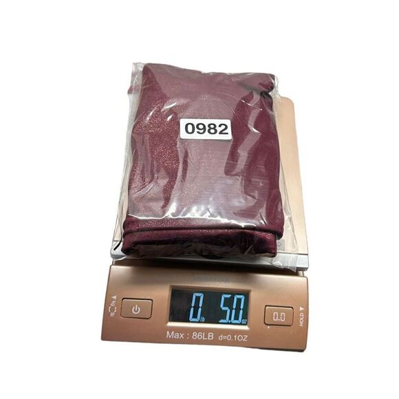 Victoria's Secret PINK Women’s Maroon Shimmery Fabric Geometric Leggings Size Me - Picture 14 of 14